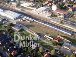 Ballonflug über Bremervörde Bahnhof