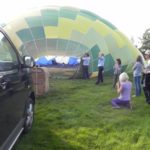 Ballonfahrt Familie mit Kind