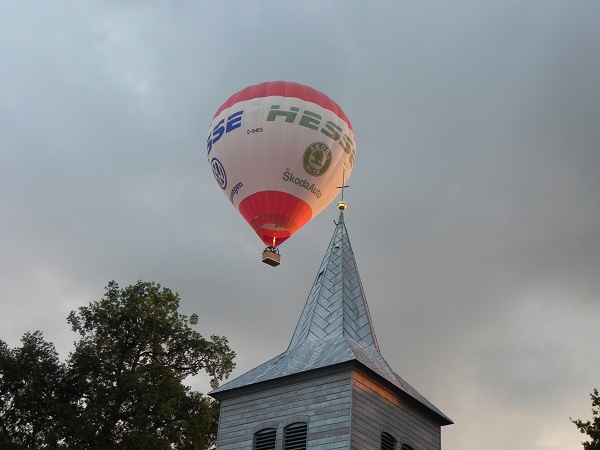 Heißluftballonfahrt ein Traum